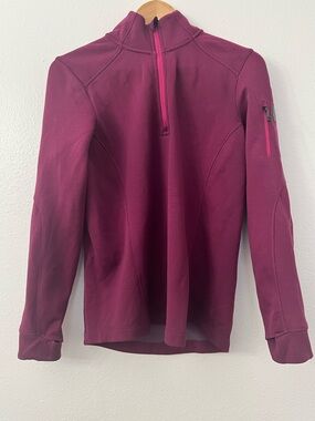 Smartwool Women's Berry Half-Zip Pullover Sweater Merino Blend